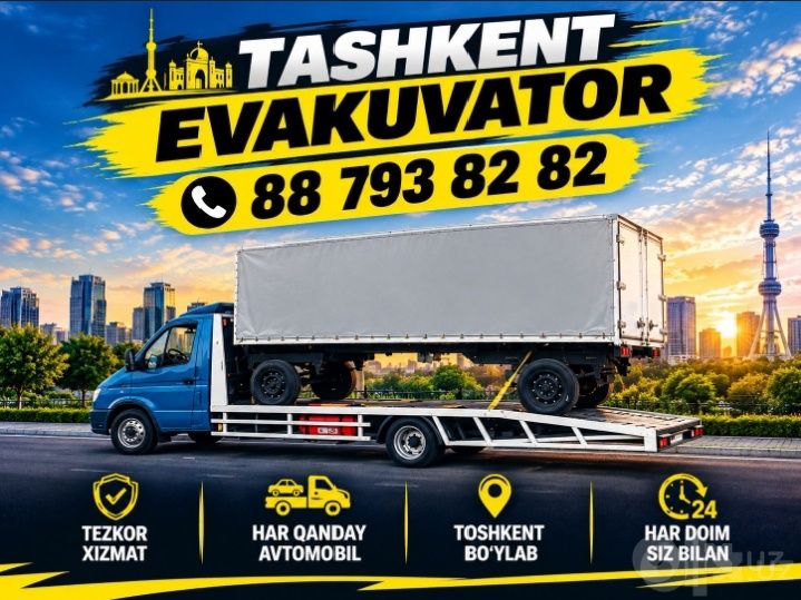 Evakuvator xizmati 40.000sumdan boshlap