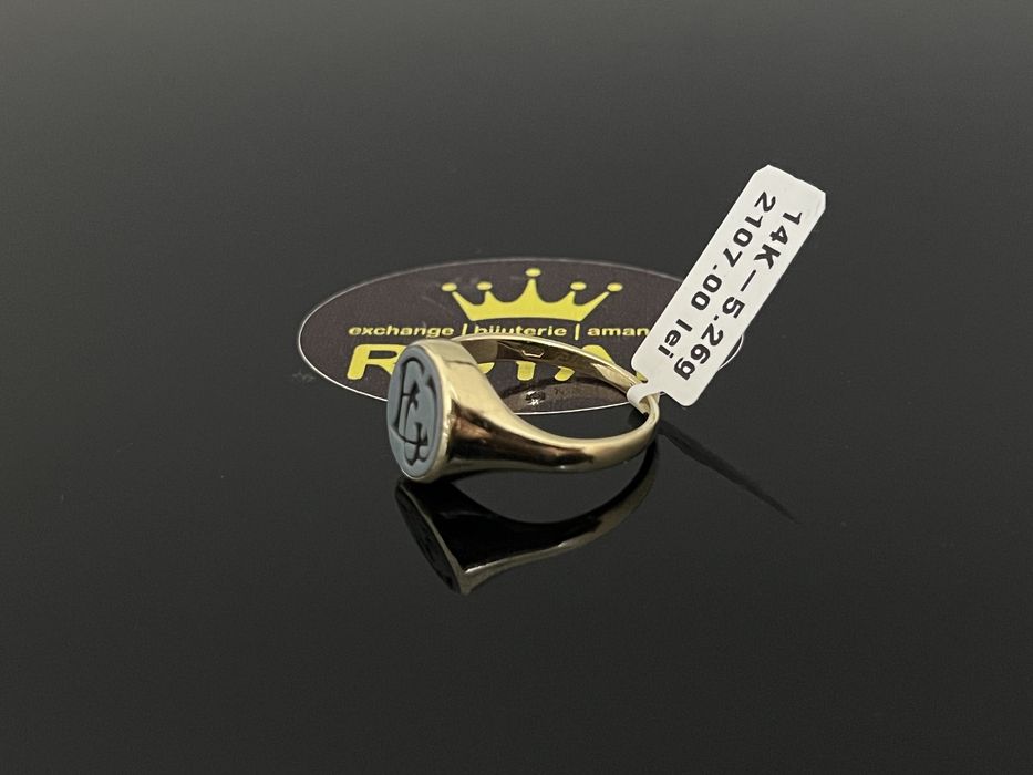 Bijuteria Royal CB: Inel aur unisex 14k 5,26gr