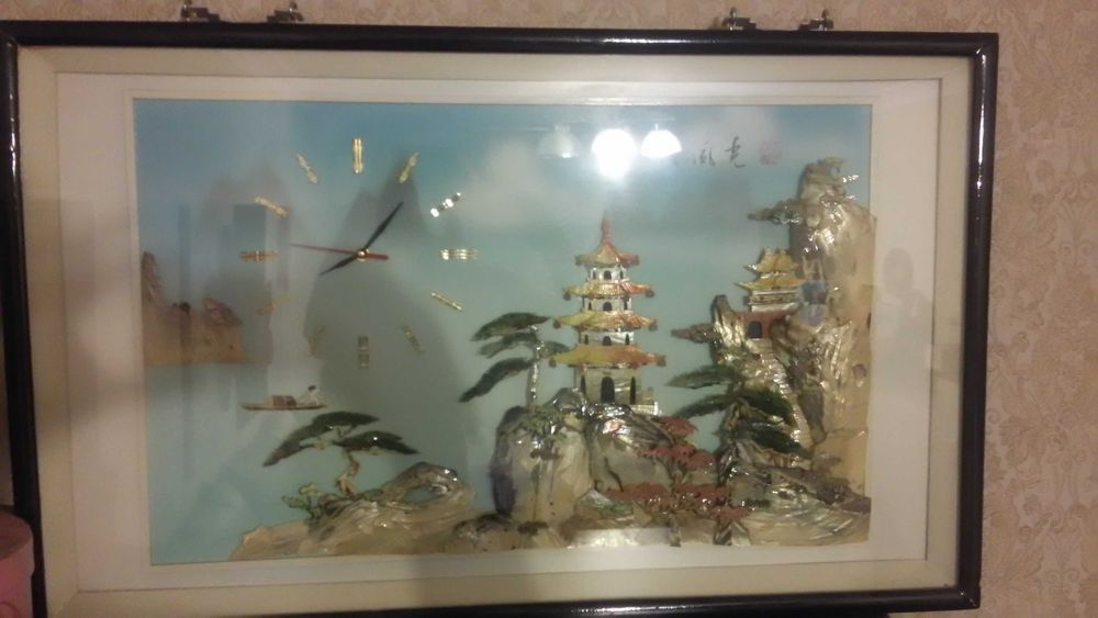 картина-часы настенные