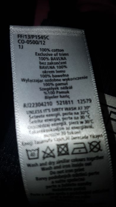 Pantaloni trening fete 10 - 12 ani,  noi , bumbac