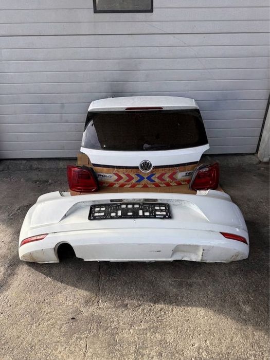 Piese caroserie VW Polo 6R (Alb) - Haion complet, Bară spate, Stopuri stop stanga sau dreapta spate originale Volkswagen