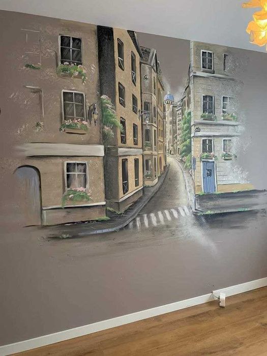 devorlarga rasm chizish. Rassom