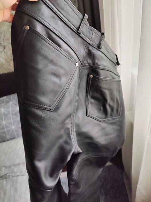 Pantaloni piele naturala bărbați