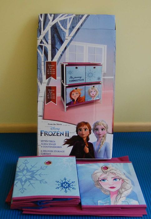 Детски шкаф с четири чекмеджета Disney Frozen II