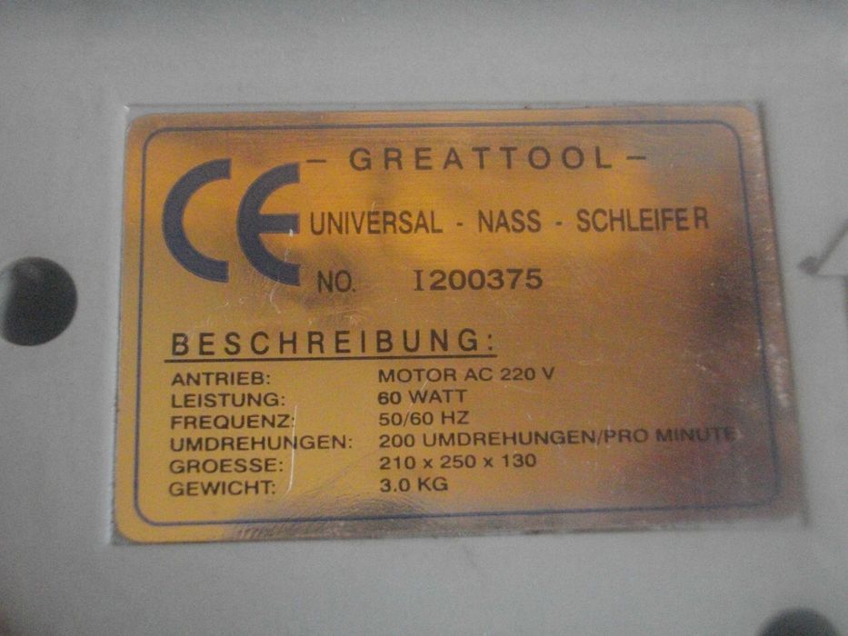 60W Електрически заточващ шмиргел точило с ъгъл наклон сухо заточване