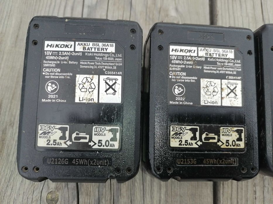 8 Acumulatori Multivolt 18/36/5ah NU Functioneaza !