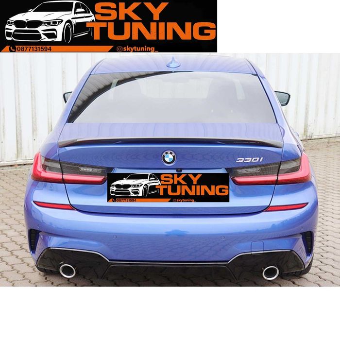 Bmw G20 М перформънс лип Бмв Г20 М добавка багажник 3 серия седан