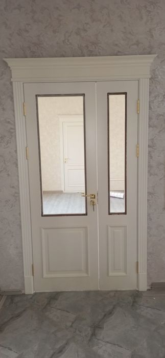 Установка МДФ дверей