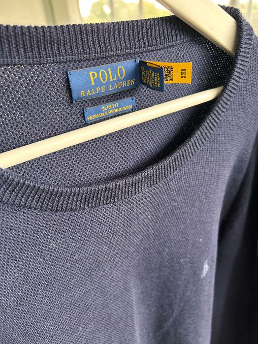Pulover Polo Ralph Lauren XXL – 100% lână merino lavabilă