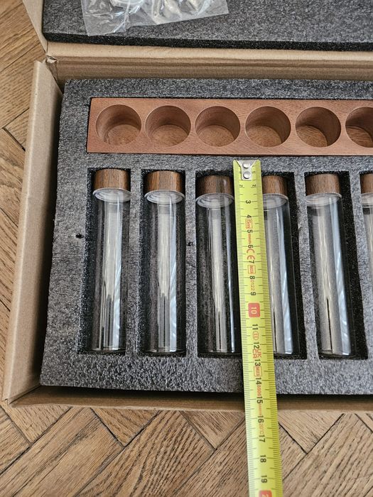 Eprubete sticla depozitare cafea boabe