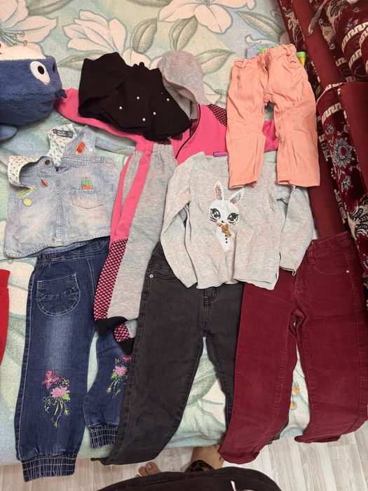 Детские вещи от 2 до 7 лет(7-8 пакетов)