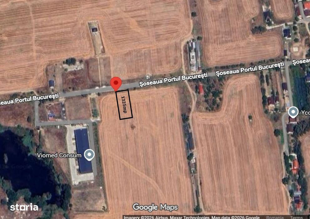 OFERTĂ LIMITATĂ 1.325mp intravilan 1 Decembrie;35€/mp Sub prețul zonei