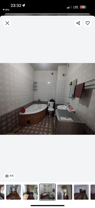 Квартира аренда с хозяйкой на долгий срок, со всеми удобствами в чорсу