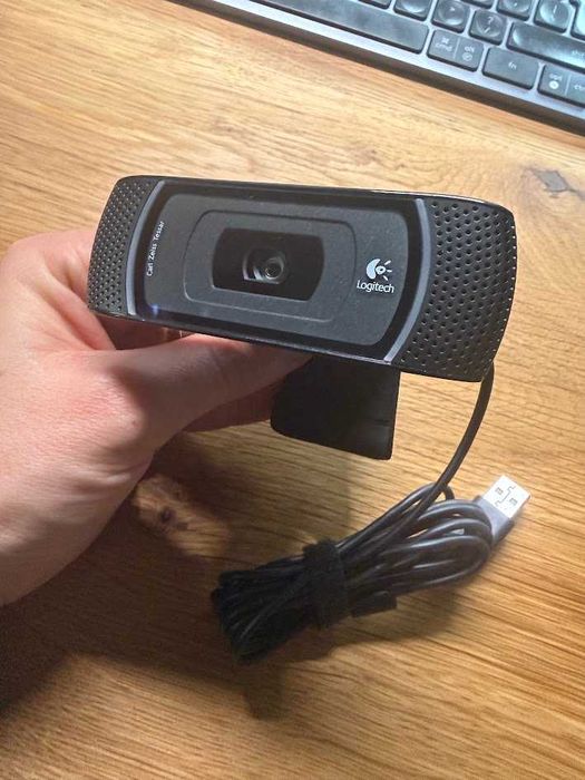 Logitech B910 HD Webcam, doua microfoane, autofocus