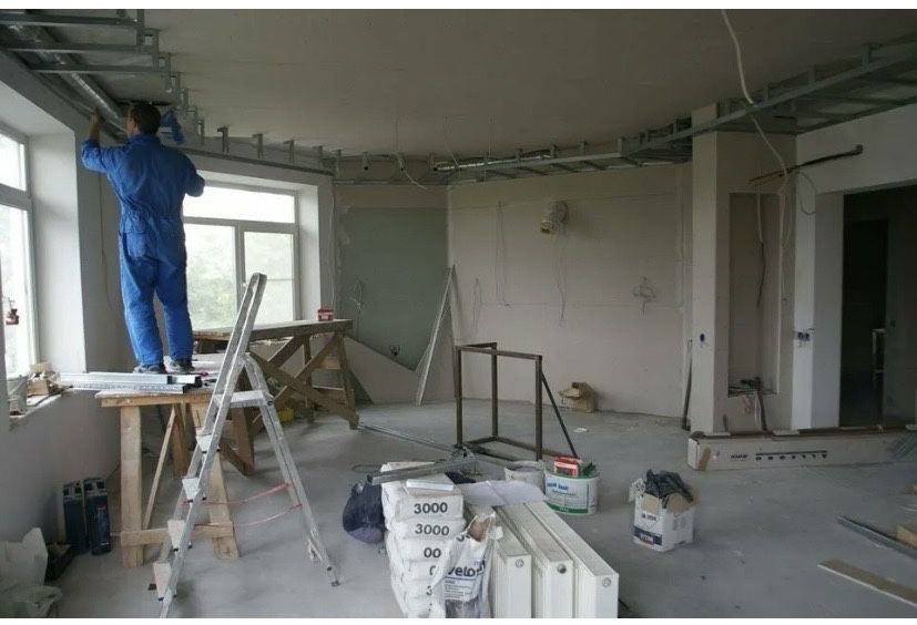 Выравнивание стен потолков