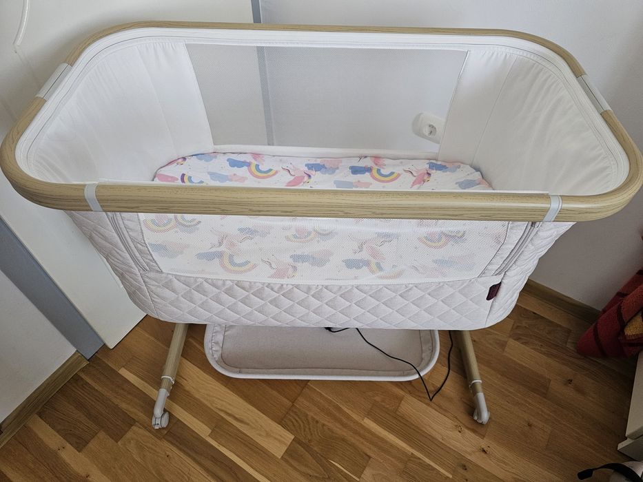 Електрическо легло-люлка 2 в 1 CARRELLO PRIMA grey