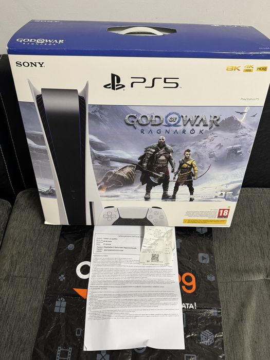 КАТО НОВ 1TB Sony Playstation 5 Fat Ozone.bg Гаранция 2026г. PS5 White