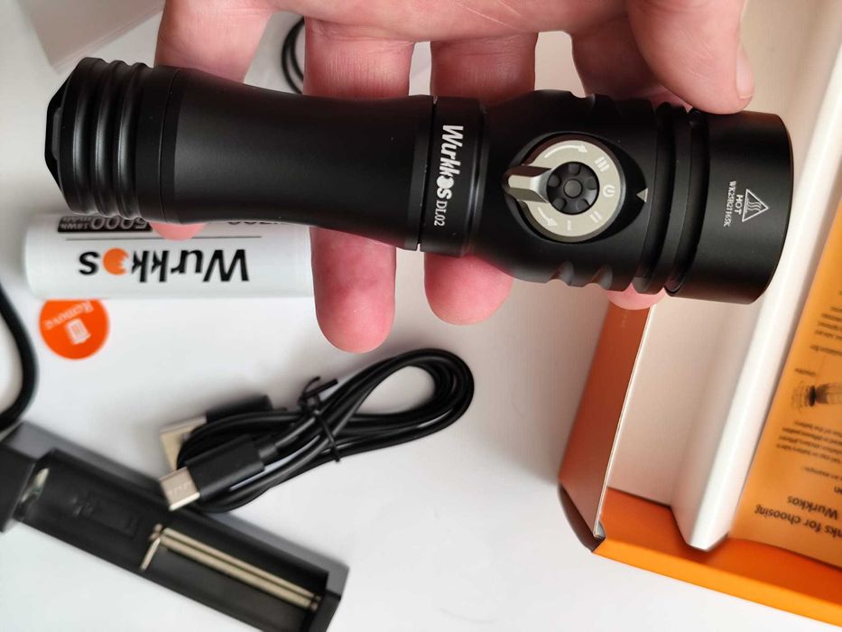 Lanterna subacvatica Wurkkos DL02 cu led SFT70 de 3000LM