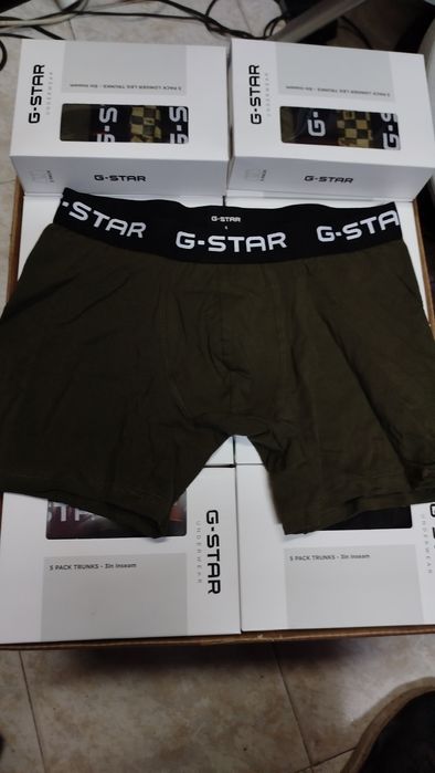 3 броя ОРИГИНАЛНИ боксерки G-Star Raw S , M , L , XL , XXL нови мъжки