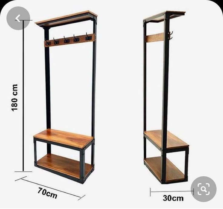 Прихожая лофт . Полка для обуви. Loft prixojka