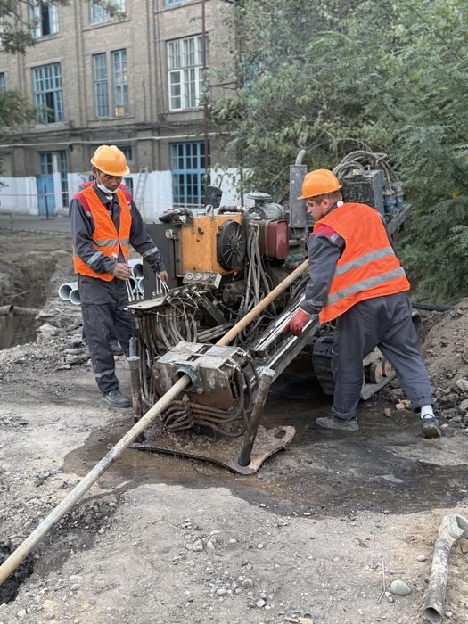 Прокол ГНБ, бурение ГНБ под дорогой