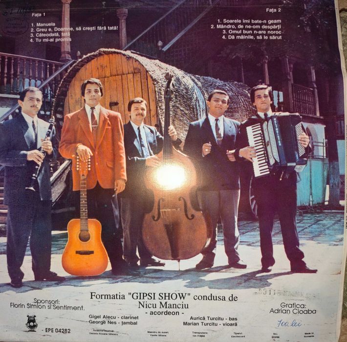 Jean de la Craiova Omul bun n-are noroc disc vinil 1993