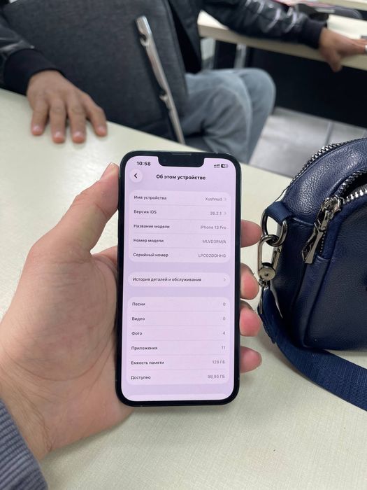 Iphone 13 pro dak bor