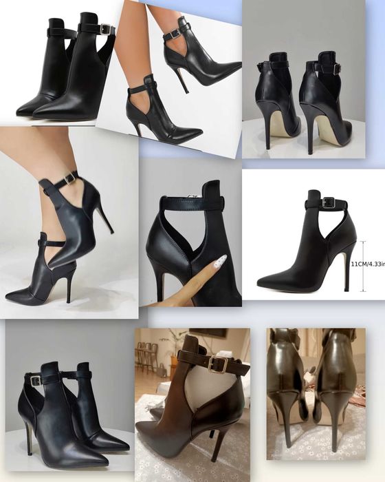 Новые ботильоны на высоком каблуке