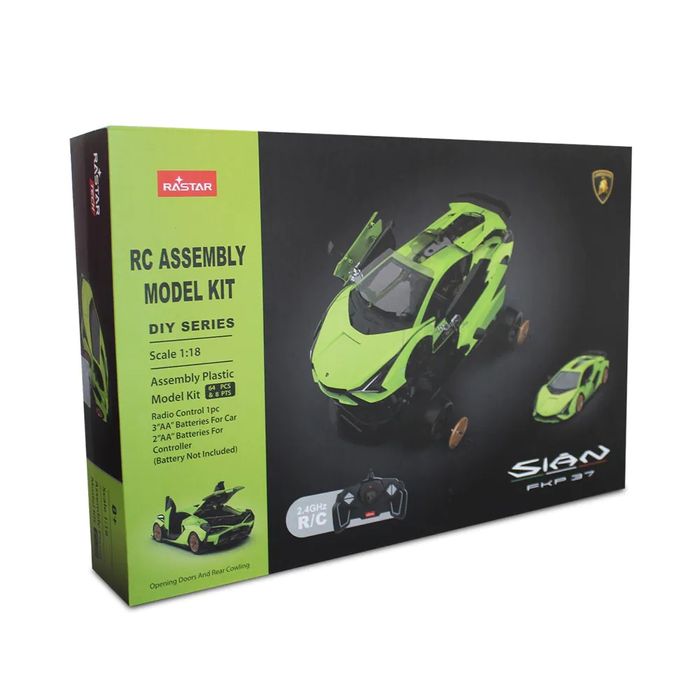 64 части Кола с дистанционно управление за сглобяване Lamborghini Sian