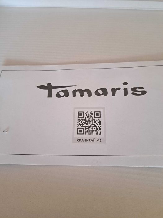 Страхотни ботушки TAMARIS, естествена кожа, като нови