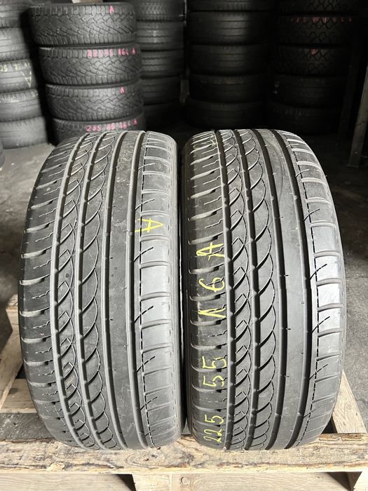 2 anvelope vara 225/55/16 , Minerva , 6.2 mm