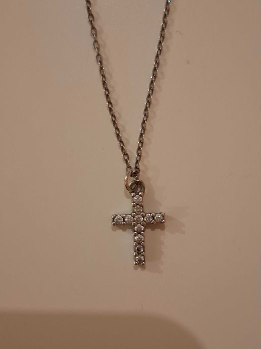 Сребърно   колие