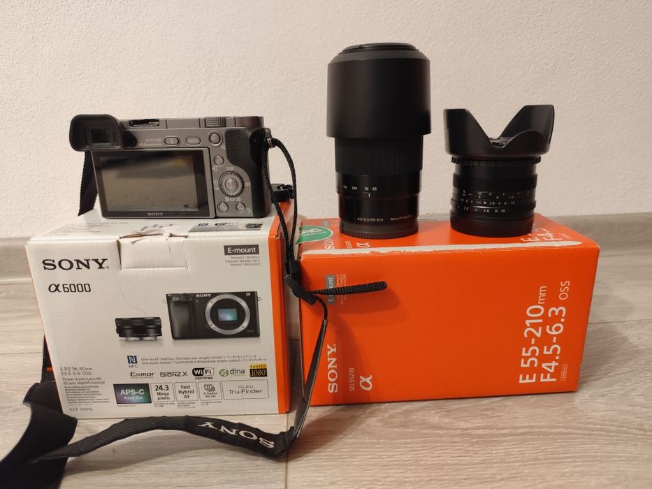 Camera Sony A6000 + obiective