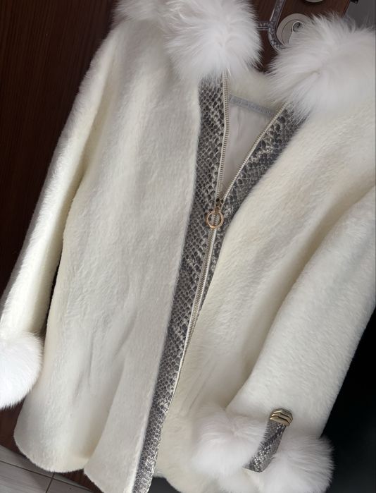 Дамско палто естествена кожа