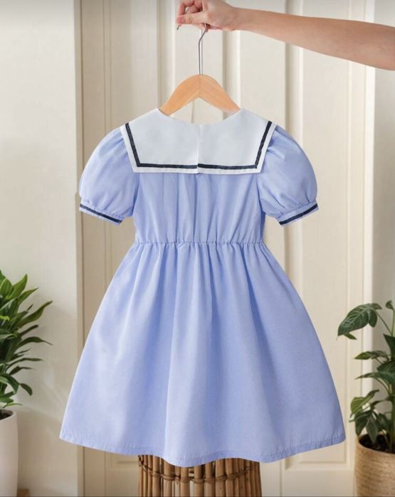 Синя детска рокля