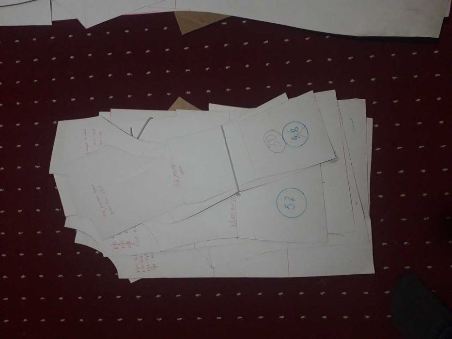 Andoza tikuvchi qizlar uchun (Ulgi) sotiladi 44dan 54gacha razmerlarda