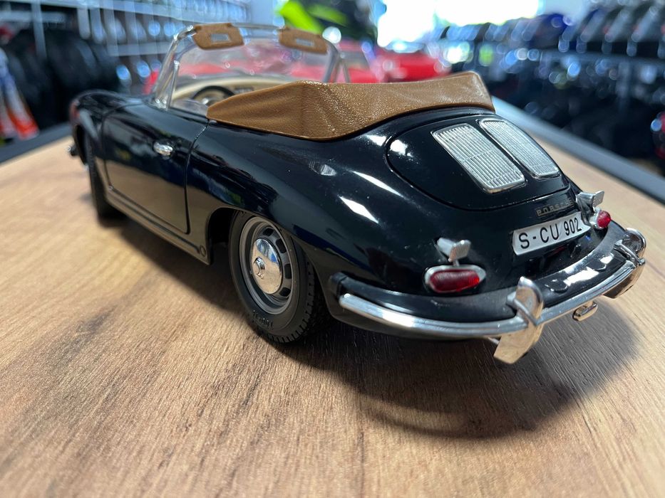 BBURAGO метална колекционерска количка модел PORSCHE 356B COUPE 1961г.