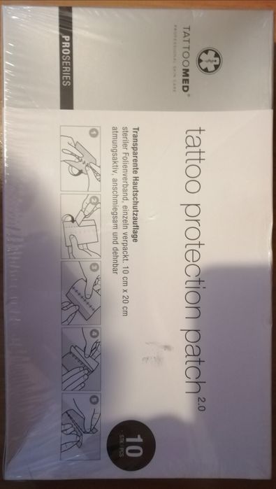 Tattoo med лепенки, мастило за татуировки