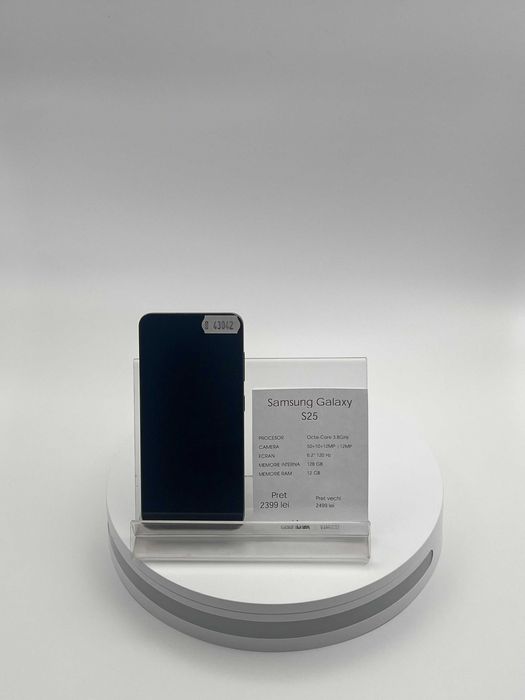 Garantie 24 Luni CashBox Samsung Galaxy S25 128GB baterie 100% 52cc