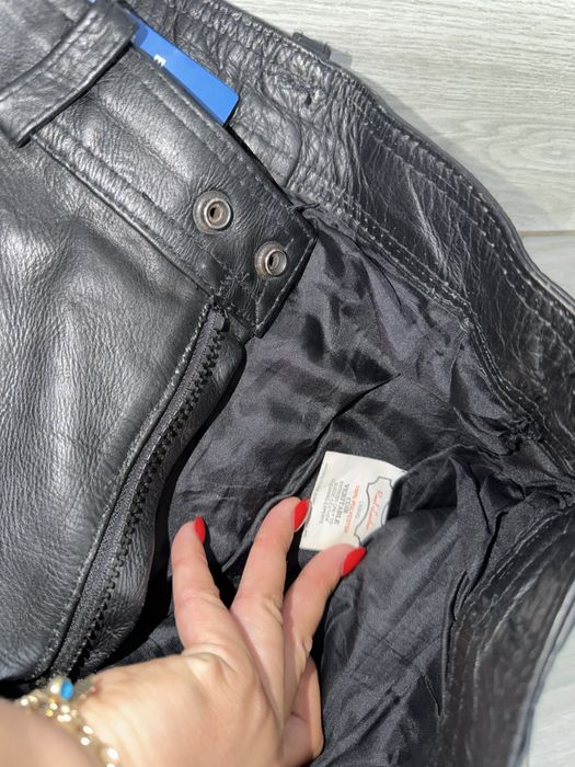 Pantalon moto piele măsura S