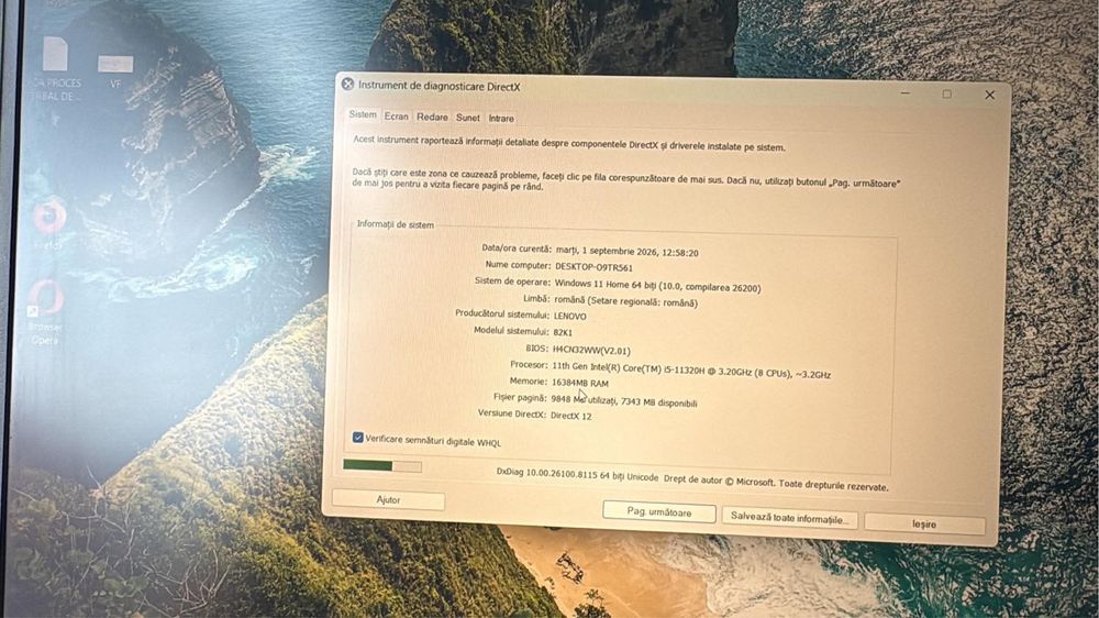 Laptop Lenovo Intel i5