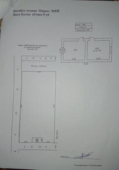 42 sotix uchastka natariusga tayyor