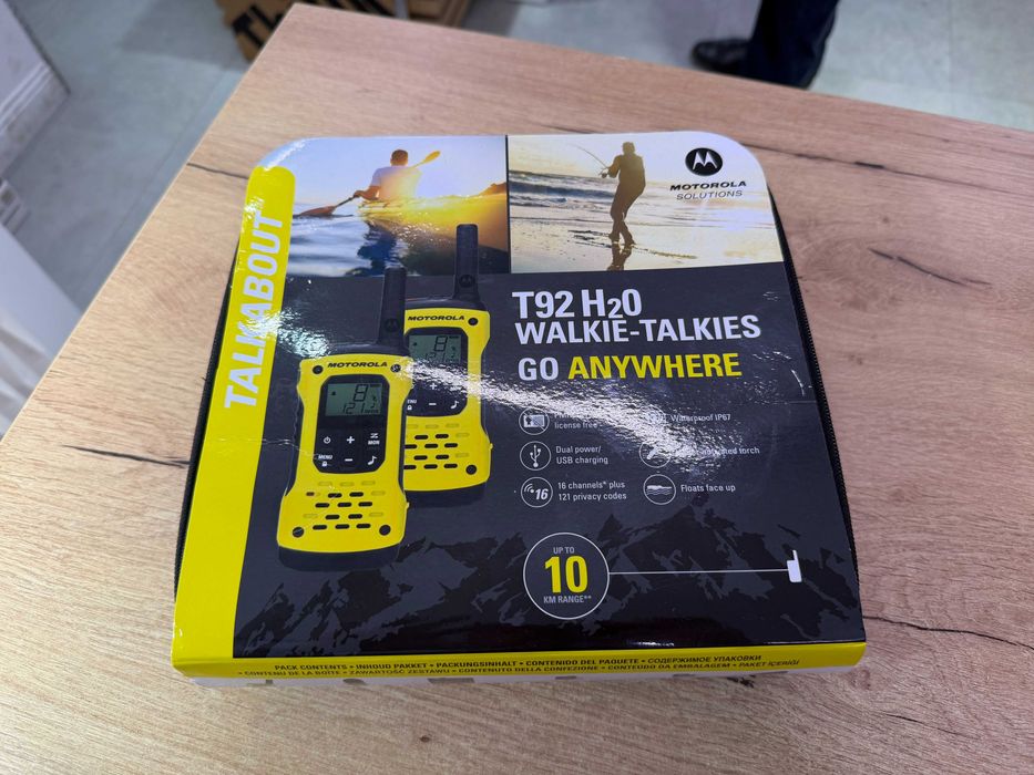 Motorola Talkabout T92 H2O – Walkie Talkie | Set 2 buc | NOU / SIGILAT