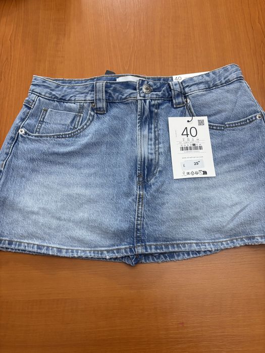 Lot fusta pantalon Denim Stradivarius cu eticheta 62 lei bc
