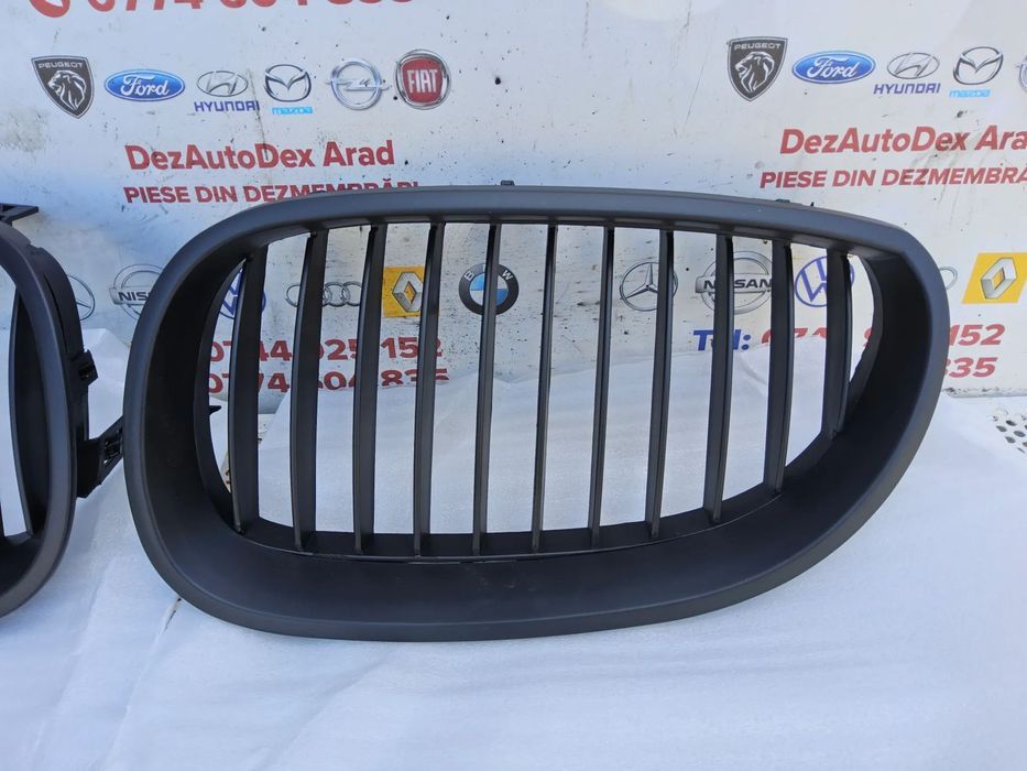 Grile capota BMW E60 an 2003-2009 grile nări capota negru mat BMW seria 5 e60