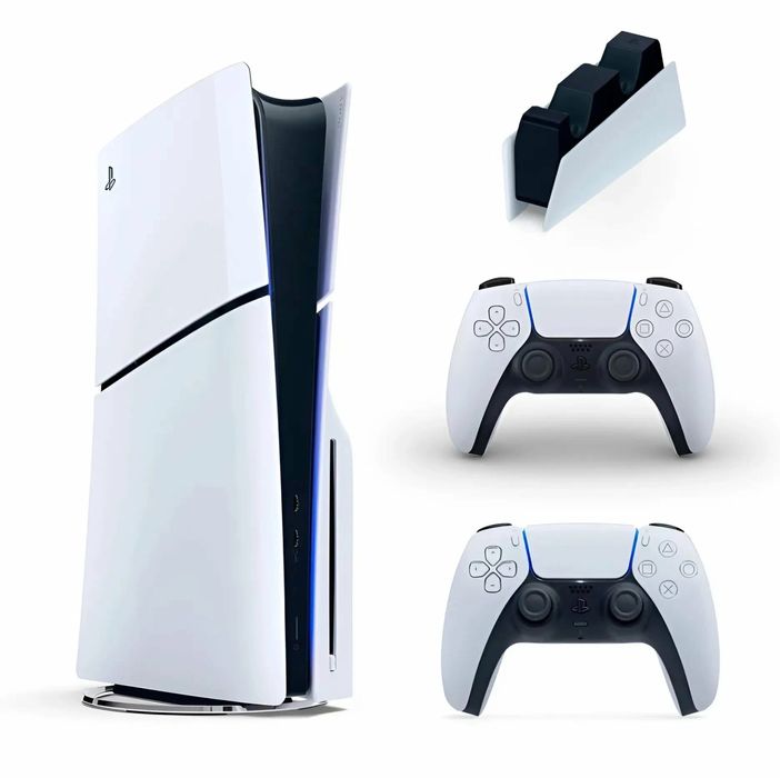 PlayStation5 Slim + 2 геймпада+ Powerbankдля геймпада