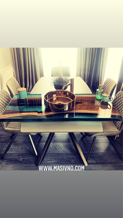 Плот за Баня , Кухня , Трапезария , Хол , Маса , от дърво