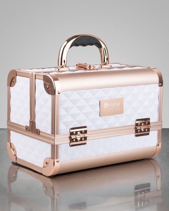 Куфарче за гримове Lollipop  Lux rose gold