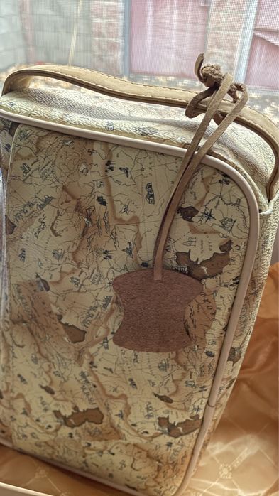 Кожаная барсетка женская