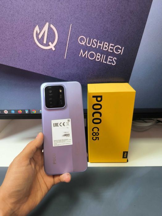 Новый! Poco C85 16/256GB Purple yangi !